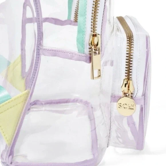 Stoney Clover Lane X Target Transparent Clear Backpack Bag Pastel - Picture 3 of 8